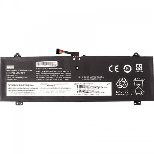 Аккумулятор для ноутбука PowerPlant Lenovo IdeaPad Yoga 7i 2020 (L19C4PDC) 14.8V 3200mAh (NB482412) купить в Украине | Telemart фото