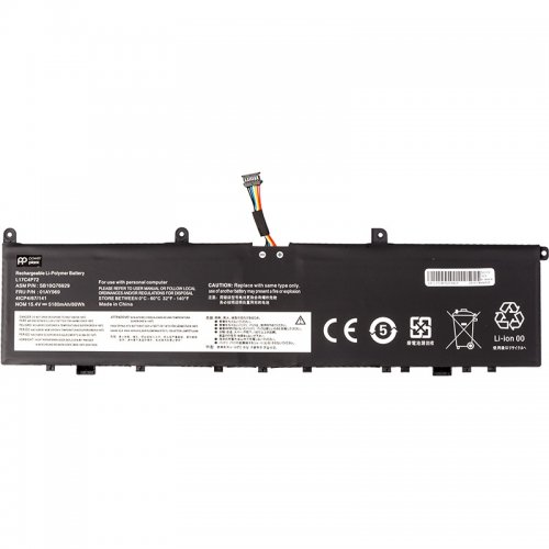 Акумулятор для ноутбука PowerPlant Lenovo ThinkPad X1 Extreme 1st Gen/2nd Gen (L17C4P72) 15.4V 5180mAh (NB482474) купити в Україні | Telemart фото