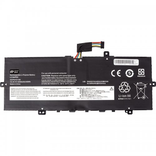 Акумулятор для ноутбука PowerPlant Lenovo ThinkBook 13x G2 IAP Series (L21M4PD0) 15.4V 3200mAh (NB482504) купити в Україні | Telemart фото