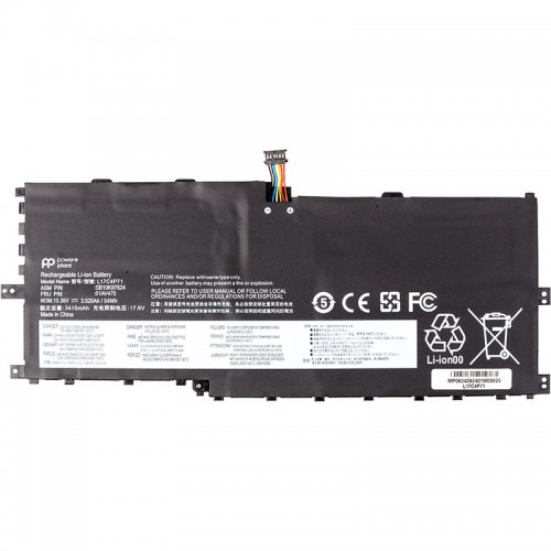 Акумулятор для ноутбука PowerPlant Lenovo ThinkPad X1 Yoga 2018 (L17C4P71) 15.36V 3520mAh (NB482566) купити в Україні | Telemart фото
