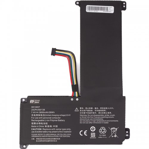 Акумулятор для ноутбука PowerPlant Lenovo IdeaPad 120S (0813007) 7.4V 3800mAh (NB482719) купити в Україні | Telemart фото
