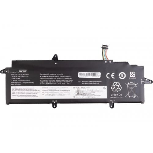 Аккумулятор для ноутбука PowerPlant Lenovo ThinkPad X13 Gen 2 (L20C3P72) 14.8V 3400mAh (NB482825) купить в Украине | Telemart фото