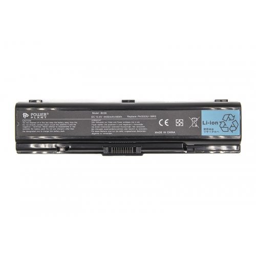 Акумулятор для ноутбука PowerPlant Toshiba Satellite A200 (PA3534U-1BRS, TA3533LH) 10.8V 4400mAh (NB510054) купити в Україні | Telemart фото