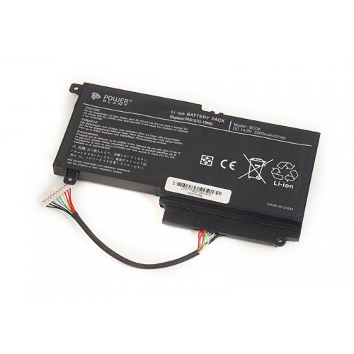 Акумулятор для ноутбука PowerPlant Toshiba Satellite L55 (PA5107U-1BRS, TA5107P9) 14.4V 3000mAh (NB510221) купити в Україні | Telemart фото