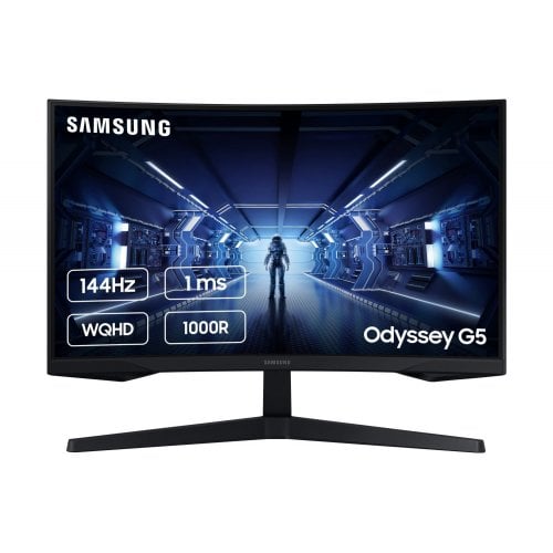 Монітор Samsung 27" Odyssey G5 C27G55TQWI (LC27G55TQWIXCI/LC27G55TQBIXCI) Black (Відновлено продавцем, 926080) купити в Україні | Telemart фото