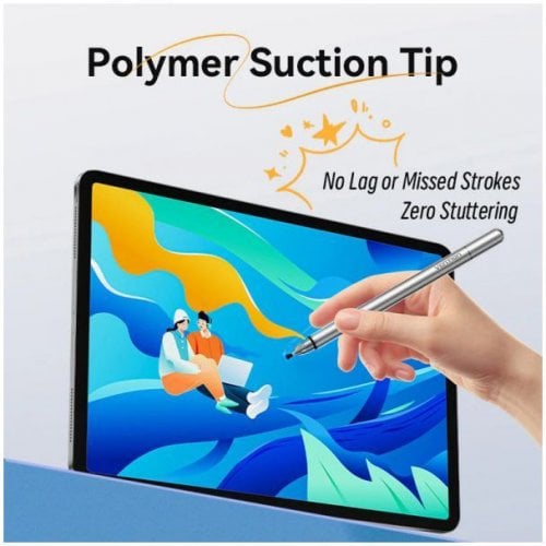 Стілус Vention 2 in 1 Stylus Pen Aluminum Alloy Type (KQMH0) Grey купити в Україні | Telemart фото