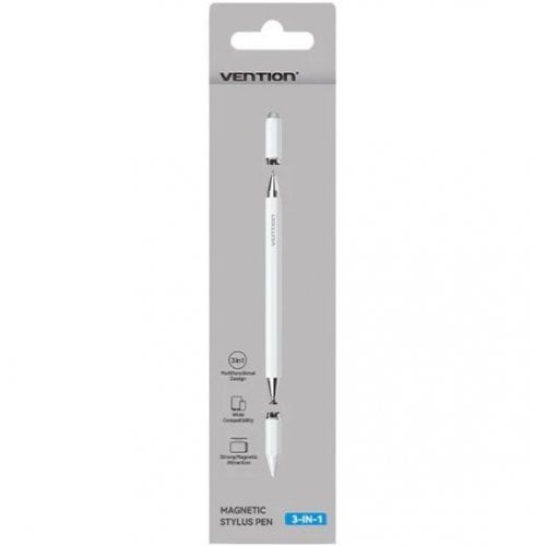 Стілус Vention 3 in 1 Magnetic Stylus Pen Aluminum Alloy Type (KQLW0) White купити в Україні | Telemart фото