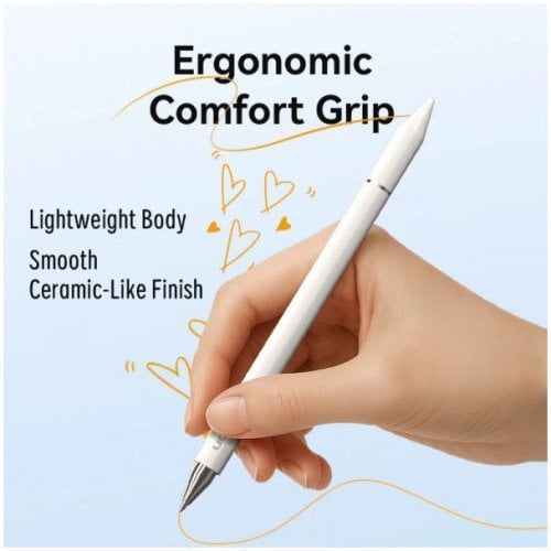 Стілус Vention 3 in 1 Magnetic Stylus Pen Aluminum Alloy Type (KQLW0) White купити в Україні | Telemart фото