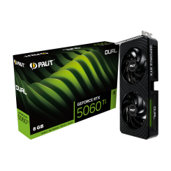 Уценка видеокарта Palit GeForce RTX 5060 Ti Dual 8192MB (NE7506T019P1-GB2062D) (Вскрытая упаковка, 926163)
