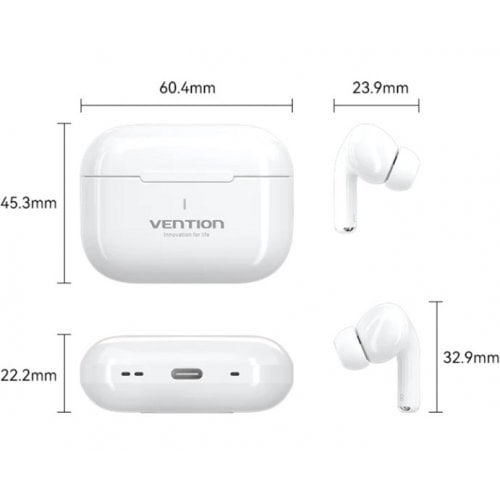 Наушники Vention Elf Earbuds Echo Lite E11 (NBVW0) White купить в Украине | Telemart фото