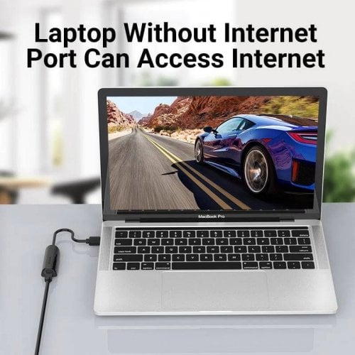 Сетевая карта Vention USB 3.0 to Gigabit Ethernet (CEHBB) Black купить в Украине | Telemart фото