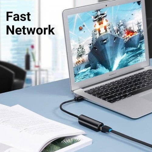 Сетевая карта Vention USB 3.0 to Gigabit Ethernet (CEHBB) Black купить в Украине | Telemart фото