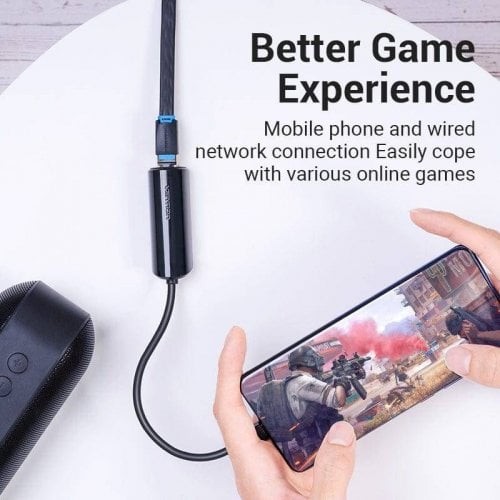 Сетевая карта Vention USB 3.1 Type-C to 100Mb Ethernet (CFABB) Black купить в Украине | Telemart фото