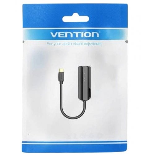 Сетевая карта Vention USB 3.1 Type-C to Gigabit Ethernet (CFBBB) Black купить в Украине | Telemart фото