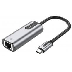 Сетевая карта Vention USB 3.1 Type-C to Gigabit Ethernet (CFNHB) Grey