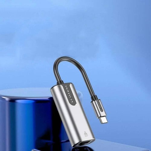 Сетевая карта Vention USB 3.1 Type-C to Gigabit Ethernet (CFNHB) Grey купить в Украине | Telemart фото