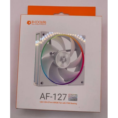 Кулер для корпусу ID-Cooling AF 127 ARGB (AF-127-ARGB-W) White (Відновлено продавцем, 926205) купити в Україні | Telemart фото