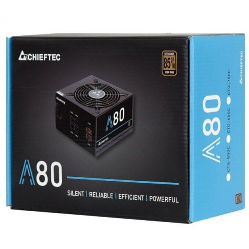 Уценка блок питания CHIEFTEC A-80 650W (CTG-650C) (Вскрытая упаковка, 926215) купить в Украине | Telemart фото