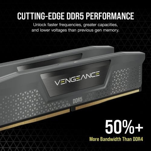 ОЗУ Corsair DDR5 16GB 6000Mhz Vengeance Grey (CMK16GX5M1D6000Z38) купить в Украине | Telemart фото
