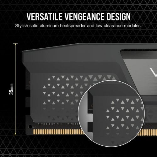 ОЗУ Corsair DDR5 16GB 6000Mhz Vengeance Grey (CMK16GX5M1D6000Z38) купить в Украине | Telemart фото