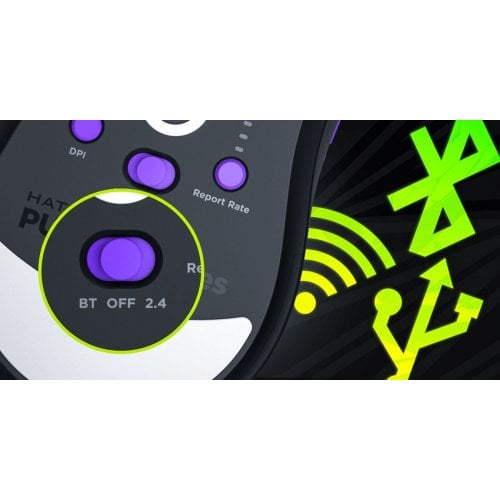 Уцінка миша HATOR Pulsar 3 Ultra 4K Wireless (HTM680) Black (Розкрита упаковка, 926236) купити в Україні | Telemart фото