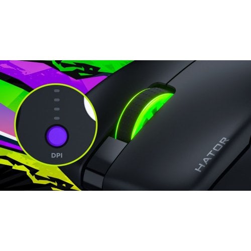Уцінка миша HATOR Pulsar 3 Ultra 4K Wireless (HTM680) Black (Розкрита упаковка, 926236) купити в Україні | Telemart фото