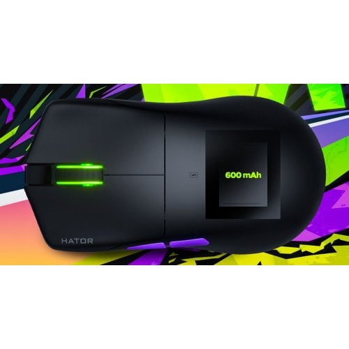 Уцінка миша HATOR Pulsar 3 Ultra 4K Wireless (HTM680) Black (Розкрита упаковка, 926236) купити в Україні | Telemart фото