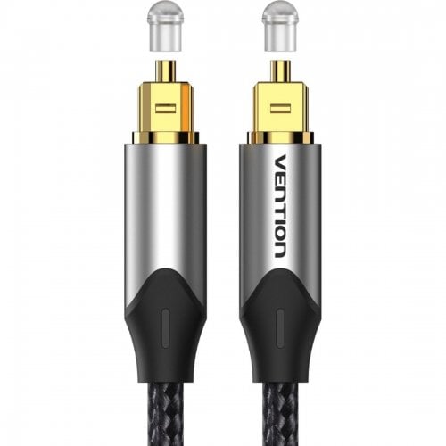 Кабель Vention Optical Audio Toslink to Toslink 2m (BAVHH) Grey купити в Україні | Telemart фото