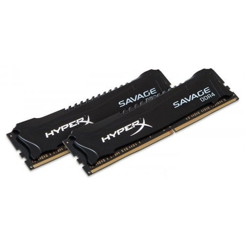 Озп Kingston DDR4 32GB (2x16GB) 2666Mhz HyperX Savage Black (HX426C15SBK2/32) (Відновлено продавцем, 926358) купити в Україні | Telemart фото