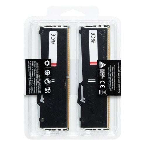 Уценка озу Kingston DDR5 64GB (2x32GB) 6000MHz FURY Beast RGB Black (KF560C36BBE2AK2-64) (Не оригинальная упаковка, 926376) купить в Украине | Telemart фото