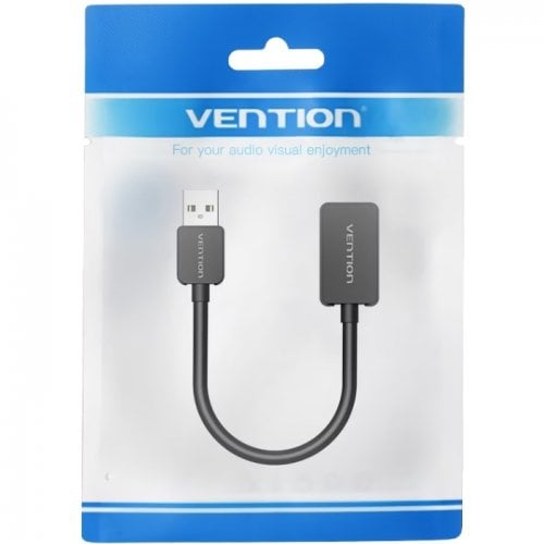 Звуковая карта Vention USB AUX Jack 3.5mm (CDZB0) Black купить в Украине | Telemart фото