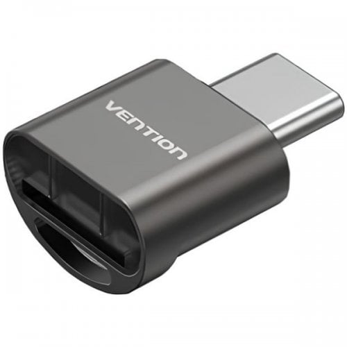 Кардридер Vention Cardreader USB Type-C to microSD (CLMH0) Grey купить в Украине | Telemart фото