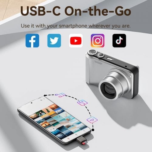 Кардридер Vention Cardreader USB Type-C to microSD (CLMH0) Grey купить в Украине | Telemart фото