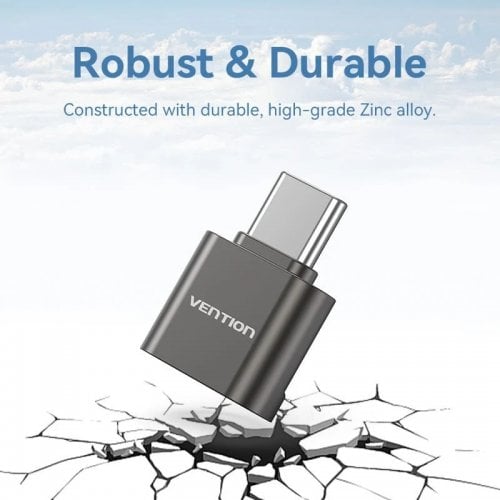 Кардридер Vention Cardreader USB Type-C to microSD (CLMH0) Grey купить в Украине | Telemart фото