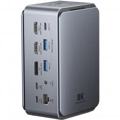 Док-станция Vention Docking Station USB Type-C 13 in 1 (TFXH0) Grey