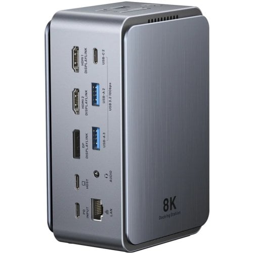 Док-станция Vention Docking Station USB Type-C 13 in 1 (TFXH0) Grey купить в Украине | Telemart фото