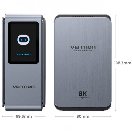 Док-станция Vention Docking Station USB Type-C 13 in 1 (TFXH0) Grey купить в Украине | Telemart фото