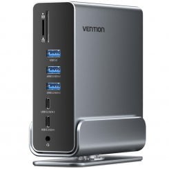 Док-станція Vention Docking Station USB Type-C 15 in 1 (TPUH0) Grey