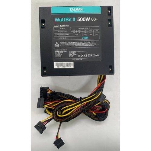 Блок питания Zalman WattBit II 500W (ZM500-XEII) (Восстановлено продавцом, 926641) купить в Украине | Telemart фото
