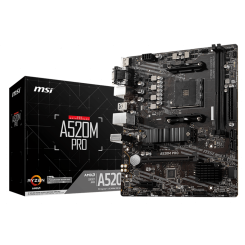 Материнська плата MSI A520M PRO (sAM4, AMD A520) (Відновлено продавцем, 926644)