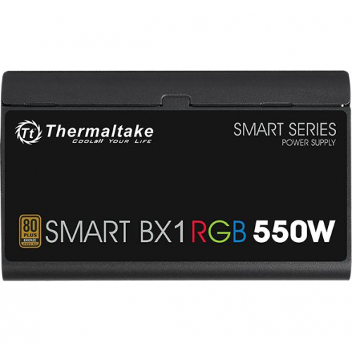 Фото Блок питания Thermaltake Smart BX1 RGB 550W (PS-SPR-0550NHSABE-1)