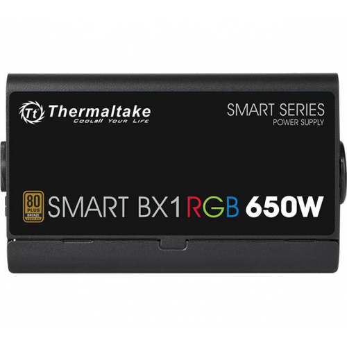Продать Блок питания Thermaltake Smart BX1 RGB 650W (PS-SPR-0650NHSABE-1) по Trade-In интернет-магазине Телемарт - Киев, Днепр, Украина фото