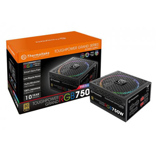 Продати Блок живлення Thermaltake Toughpower Grand RGB 750W (PS-TPG-0750FPCG EU-S) за Trade-In у інтернет-магазині Телемарт - Київ, Дніпро, Україна фото