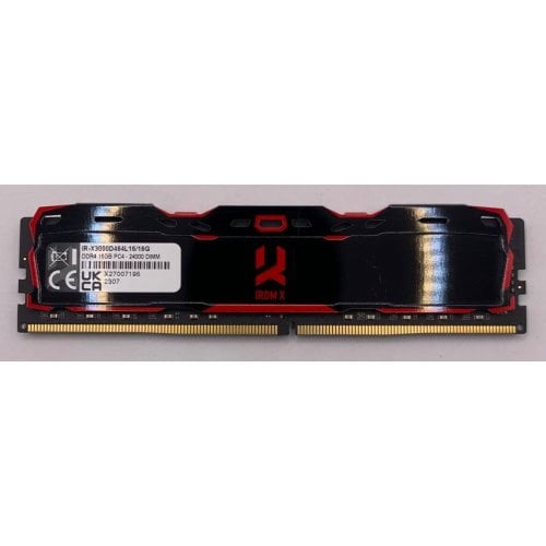Озу GoodRAM DDR4 16GB 3000Mhz IRDM X Black (IR-X3000D464L16/16G) (Восстановлено продавцом, 926802) купить в Украине | Telemart фото