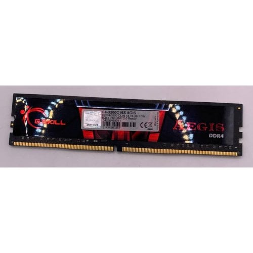 Озп G.Skill DDR4 8GB 3200Mhz Aegis (F4-3200C16S-8GIS) (Відновлено продавцем, 926820) купити в Україні | Telemart фото