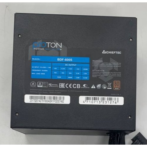 Блок питания CHIEFTEC Proton 650W (BDF-650C) (Восстановлено продавцом, 926844) купить в Украине | Telemart фото