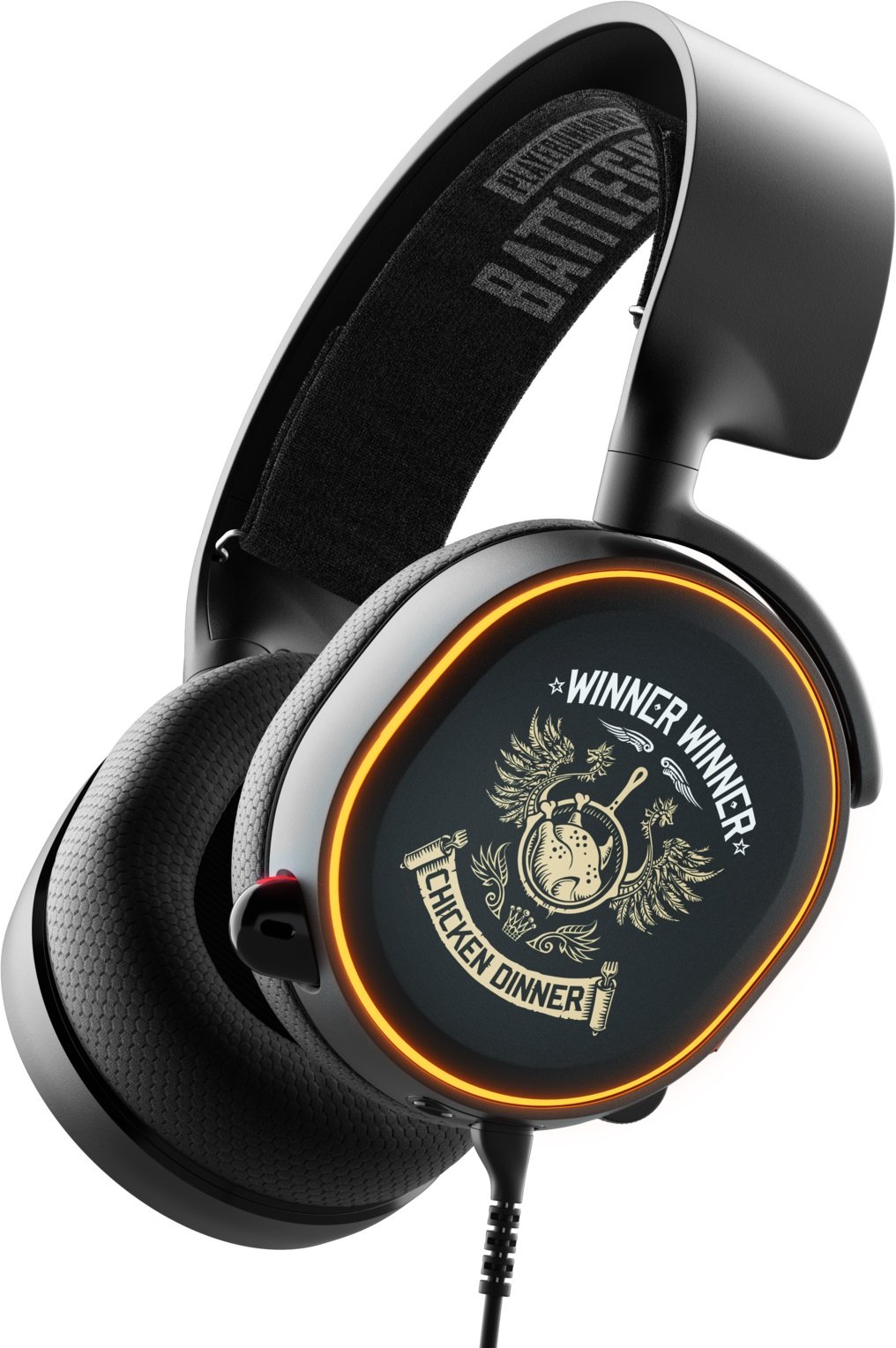 Купить Наушники SteelSeries Arctis 5 PUBG Edition (61510) Black - цена в  Харькове, Киеве, Днепре, Одессе в интернет-магазине Telemart