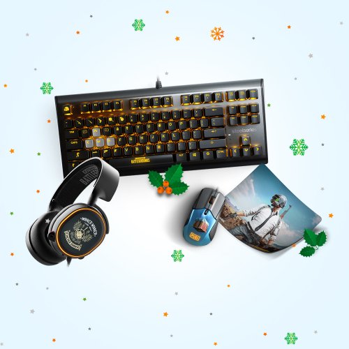 

Игровая периферия SteelSeries PUBG Edition - мышь, клавиатура, коврик конфигурация-53775