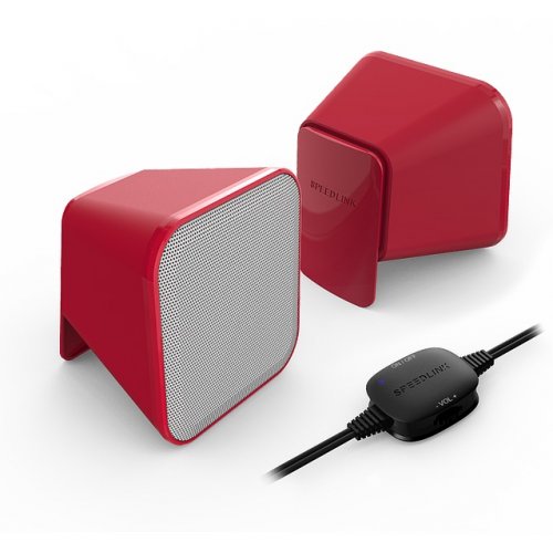 Купить Акустическая система SPEEDLINK Snappy Stereo Speakers (SL-810002-RDWE) Red/White - цена в Харькове, Киеве, Днепре, Одессе
в интернет-магазине Telemart фото