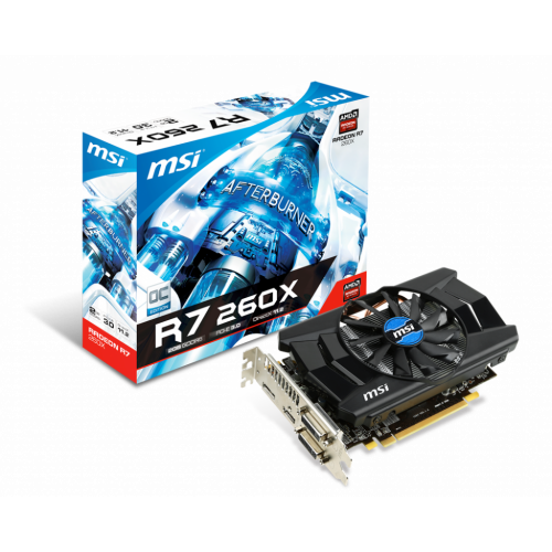Продать Видеокарта MSI Radeon R7 260 OC 2048MB (R7 260X 2GD5 OC FR) Factory Recertified по Trade-In интернет-магазине Телемарт - Киев, Днепр, Украина фото